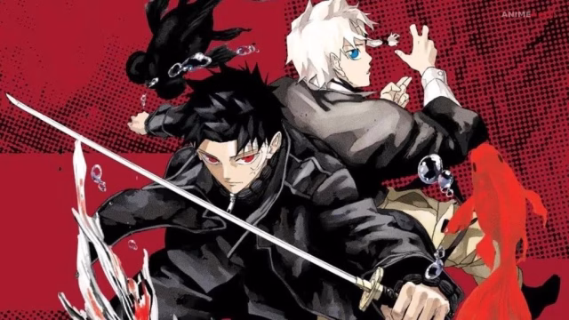The first volume cover of Kagurabachi introduces Chihiro Rokuhira and establishes the manga’s dark, revenge-driven tone