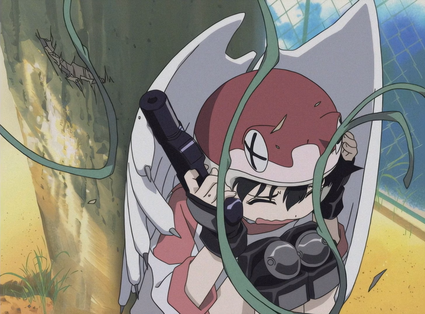 A still from Alien Nine OVA